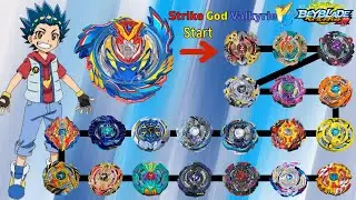 Beyblade Burst God 【Strike God Valkyrie VS ALL Season 2 marathon】 베이블레이드 버스트 갓 ベイブレードバースト神