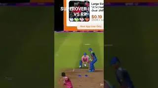 SUPEROVER IN DC VS RR | THRILLER| #shorts#trending#viral#trendingshorts#viralshorts#cricket#ipl