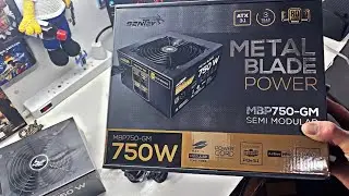 Fuente 750w Sentey Mbp750-gm Atx 3.1 Semi Modular 80 Plus - Unboxing