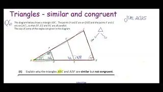 Similar vs Congruent Triangles | Junior Cycle Maths
