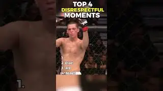 Top 4 Disrespectful Moments In UFC #ufc #mma