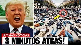 H&aacute; 3 minutos! O que acabou de ACONTECER nos EUA assusta o MUNDO inteiro!