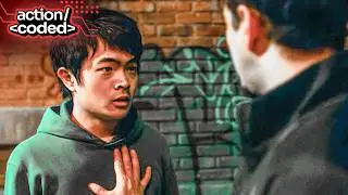 karate kid: legends (2025) - li fong alley fight defending victor