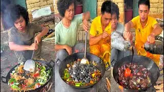 cooking delicious snail, rock, fish #cooking#mukbang#chef#asmr