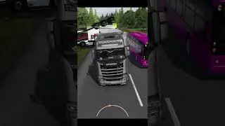 Kaza yine beni buldu Duisburg - Calais yolu  #truckersmp #ets2 #shorts #retarder