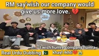 BTS weveres Vlive|| real Urdu dubbing|| Ot7 live//Namjoon said