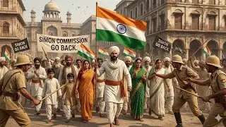 साइमन कमीशन 1928: भारत ने ब्रिटिशों को कैसे हराया! | Simon Go Back | Lala Lajpat Rai