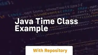 java time class example