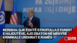 Lideri i PD, Sali Berisha deklaratë për mediat