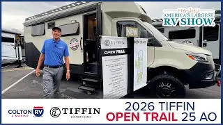 NEW FLOORPLAN! 2026 Tiffin Open Trail 25 AO - Featured at the Hershey RV Show!
