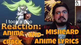 Reaction: Anime on crack compilation/Misheard Anime Lyrics #AirierReacts