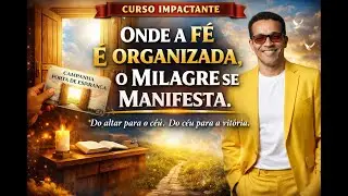 Curso Onde a f&eacute; &eacute; organizada, o milagre se manifesta hotmart
