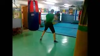 Double end bag session #boxing 