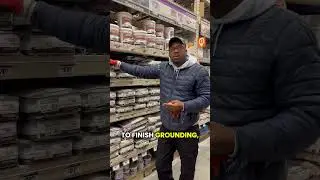 Would you mix it yourself or buy a premix grout? #homedepot #grout #tiling #construction