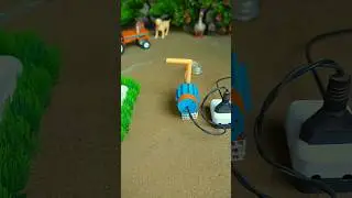 Mini hand pump project water for supply motor drinks elephant duck and farm #waterpump #shorts #503
