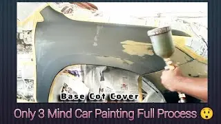 How to Paint a Car Step By Step.How to Do a Paint Job an a Car.only 3 mind painting process.