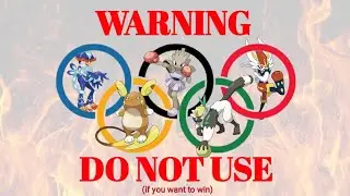 So I made a sports themed Pok&eacute;mon team since the Olympics are here