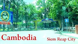 This Video Shows The Way From The Other Siem Reap of Cambodia, From Spean dek Market to Old Market