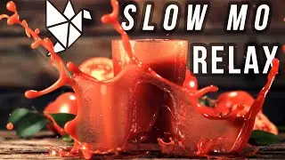 Slow Motion Food Drop :: Relaxing Inspirational Music