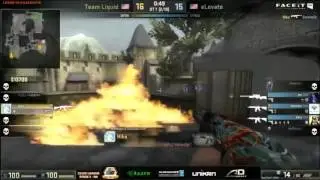 Hiko insane flickshot   Team Liquid vs eLevate   FACEIT CSGO League 2015