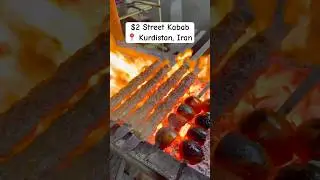 $2 street kabab in Iran #foodlover #hiddengems #iran #kurdistan #kabab