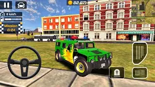 US Police Hummer Crazy SUV Driving Simulator 2025 - Police Car Driving 3D : Android Gameplay