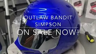 Simpson's Outlaw Bandit Helmet - 100% American Made Bad-Ass!