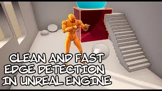 Clean and fast edge detection algorithm for Unreal Engine