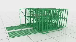 Glass drawer system racks