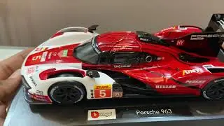 Bburago 1:24 Porsche 963 Penske Motorsport ( Unboxing ASMR )