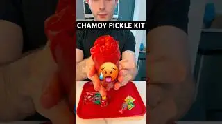How to stuff a Chamoy pickle kit until it EXPLODES 🌶️🥵 check my channel for the results!