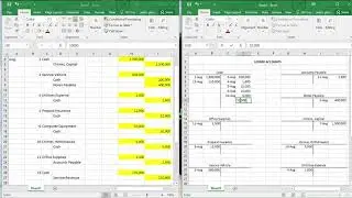 Ledger Accounts | Filipino (T-Accounts)