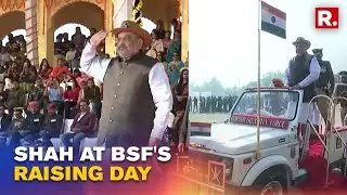 Jaisalmer: Amit Shah Attends BSF's 57th Raising Day celebrations; Pays Tribute to Bravehearts