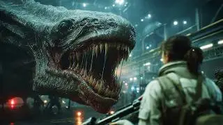 Humans escape from a dying earth, but a mutant creature sneaks onto their spaceship