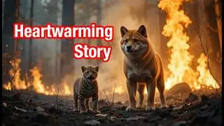 🔥 Shiba Saves a Baby Leopard From a Forest Fire | Heartwarming Story That Will Break You