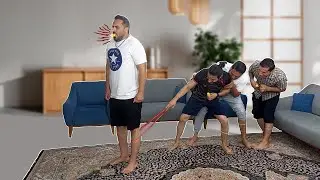 Impossible Rubber band challenge! | Can we survive this rubber band game?