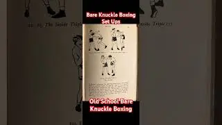 Old Bare Knuckle Boxing Book Set Ups #boxing #bareknuckle #boxinghistory #boxingnews #mma #jab