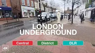 Epping High Street to London Victoria via Stratford, Canary Wharf, Bank and Monument