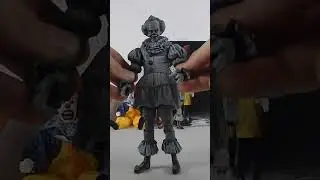 RARE PENNYWISE FIGURE from NECA, Etched effect from SDCC2019. IT