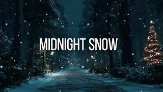 🎄11 HOURS : Cozy Winter Park Piano Ambience ❄️ Relaxing Christmas Night Music for Study & Deep Sleep