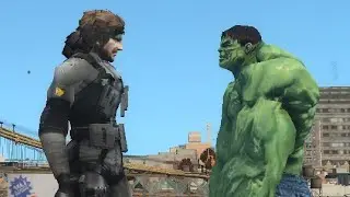 SOLID SNAKE VS HULK - EPIC BATTLE