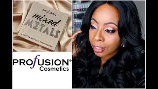 Profusion Cosmetics MIXED METALS &ldquo;Amber&rdquo; PALETTE & MIXED METAL &ldquo;Cocoa&rdquo; LIP KIT