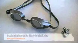 Occhialini nuoto swimXwin modello Tiger