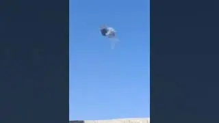 Intercepting an Iranian drone in the skies over Daraa in southern Syria #internationalinterventions