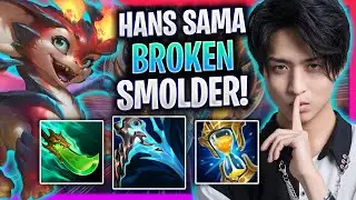 HANS SAMA PLAYING THE BROKEN SMOLDER! - G2 Hans Sama Plays Smolder ADC vs Kai'Sa! | Season 2024