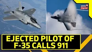 F 35 Crash News | 911 Call From Fighter Pilot Who Ejected From F 35 | USA News | English News | US