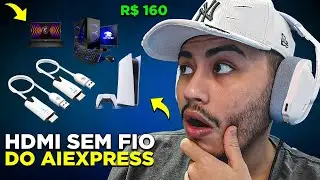 NOVA REVOLUÇÃO? HDMI SEM FIO DO ALIEXPRESS! TESTEI E VALE A PENA?