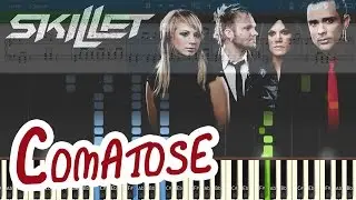Skillet - Comatose [Piano Tutorial | Sheets | MIDI] Synthesia
