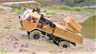 RC Oshkosh Hemtt 4WD als Raketenwerfer , RC Oshkosh Hemtt 4WD as rocket launcher