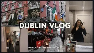 DUBLIN VLOG | Solo Trip, Exploring the City, New Skincare Products